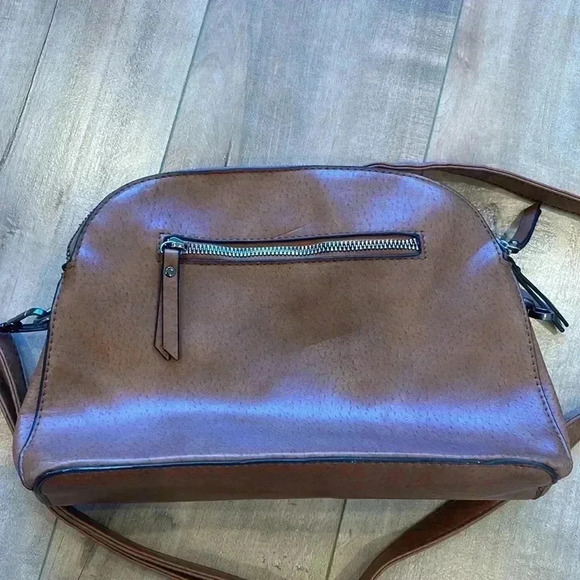 4/$25 Sam & Hadley Cut Out Embellished Crossbody Bag Brown - Picture 4 of 6